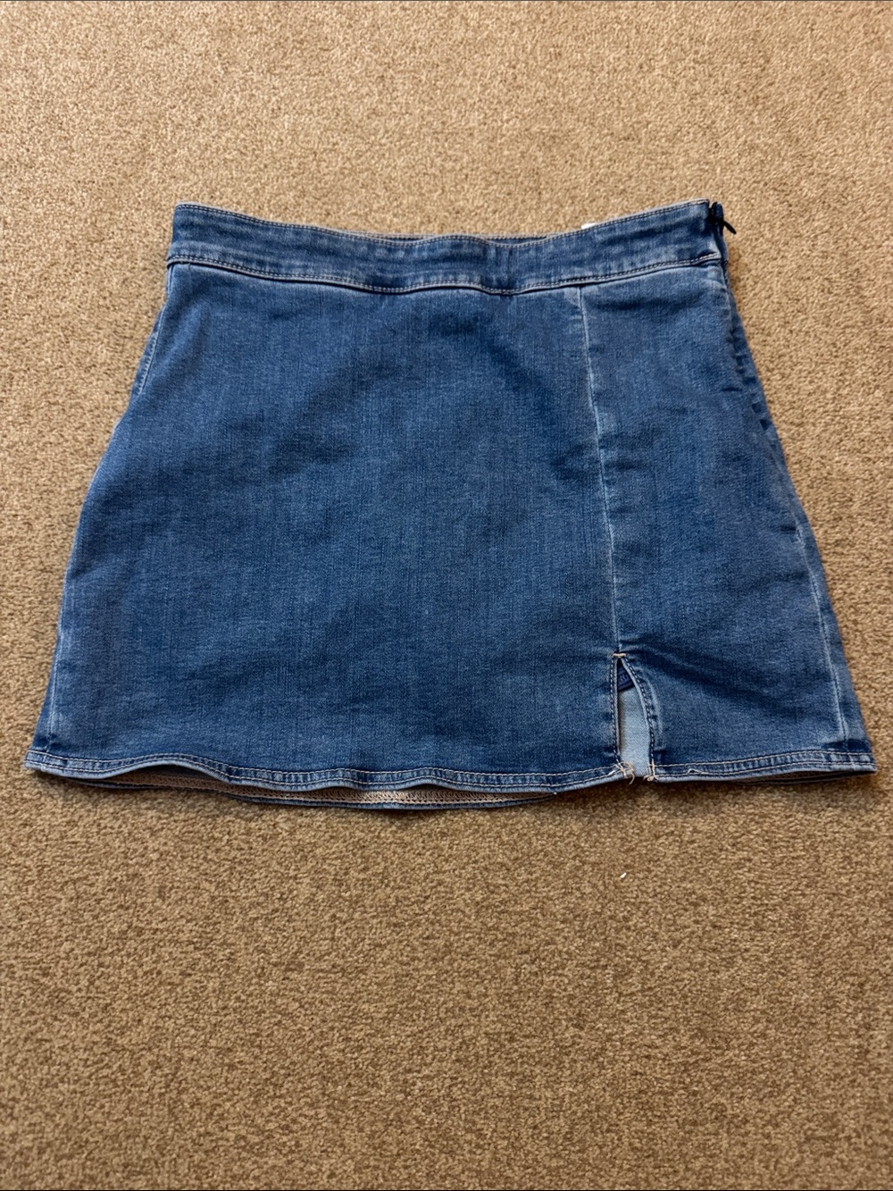 Classic Blue Denim Hi Rise Mini Skort American Eagle Size 2
